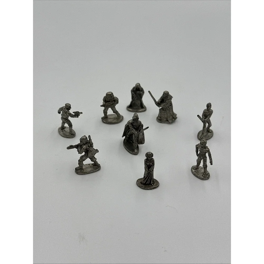 Star Wars Monopoly Classic Trilogy Edition 1997 Replacement Pewter Token Figures